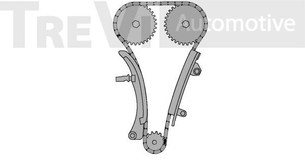 TREVI AUTOMOTIVE Комплект цели привода распредвала KC1029